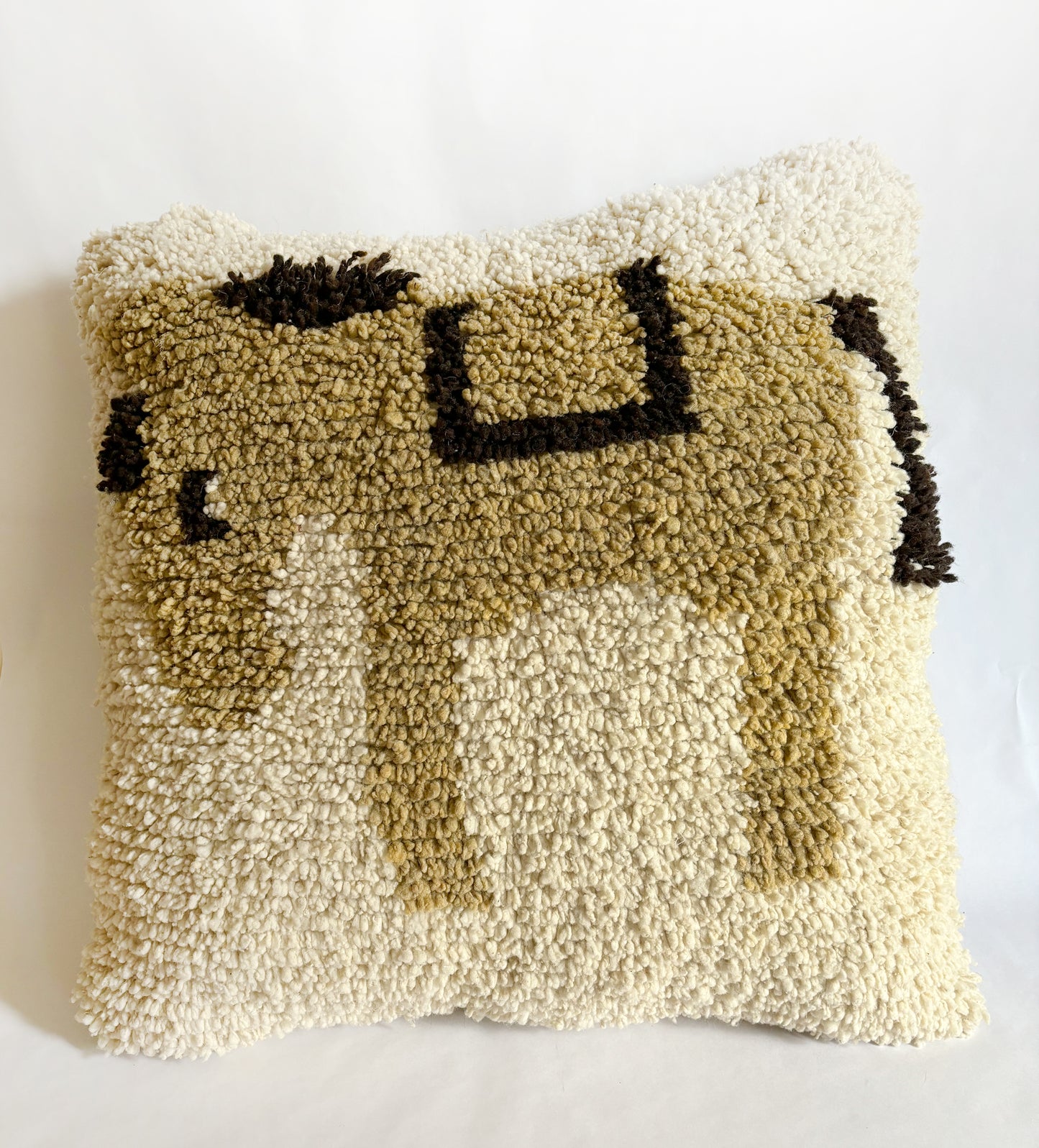 Floor Donkey wool pillow