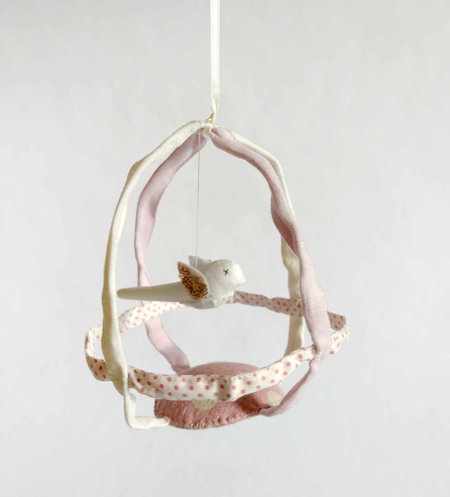 Tiny Fish Bowl Mobiles - White & Ochre