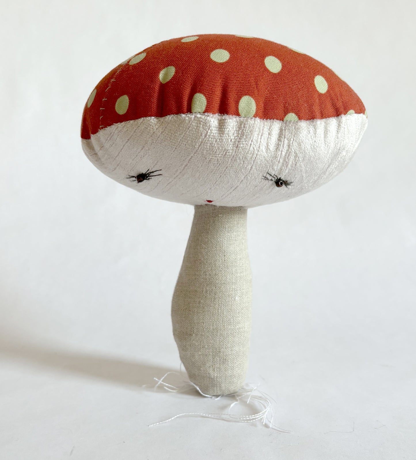 Mushroom - Red with light green dots (Standing)