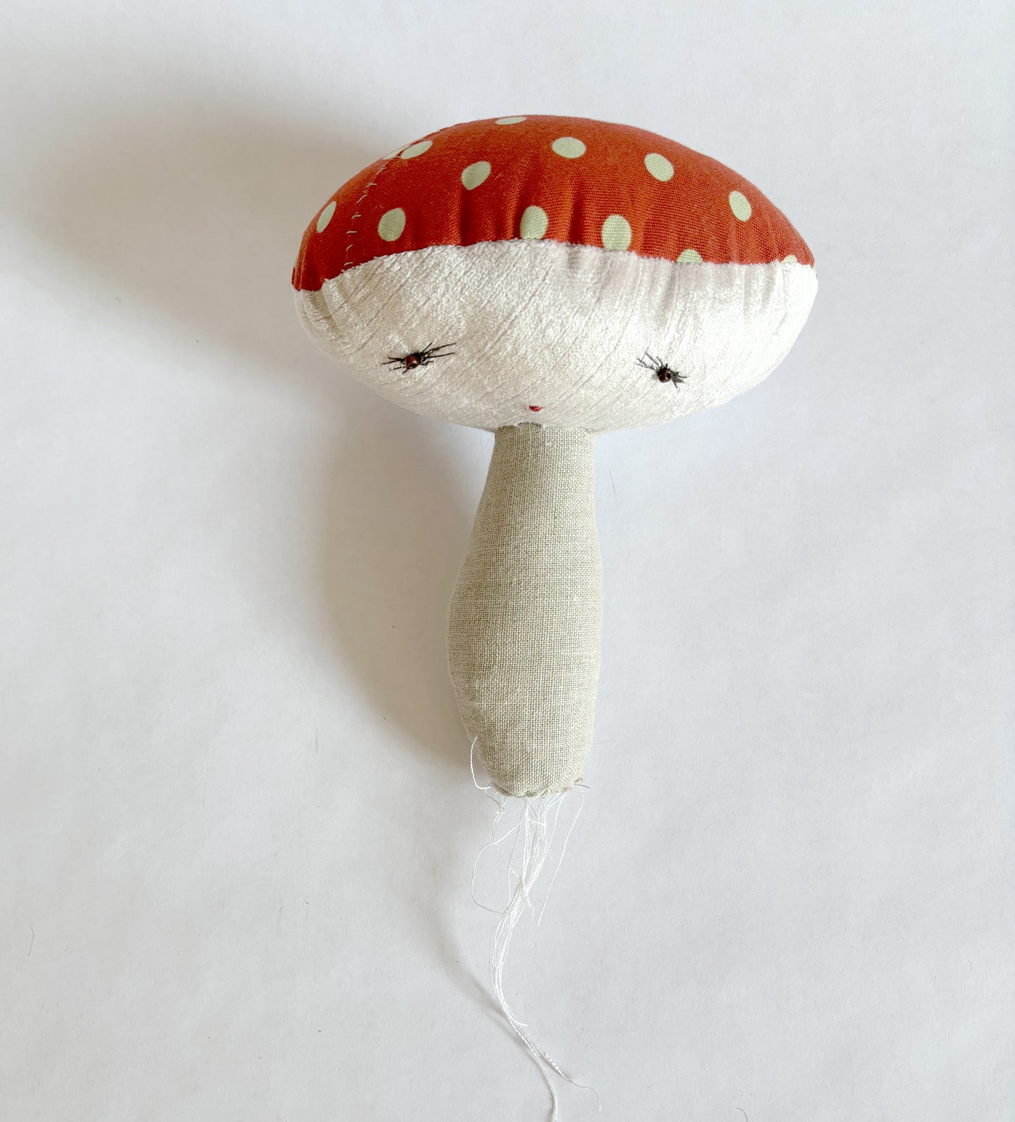 Mushroom - Red with light green dots (Standing)