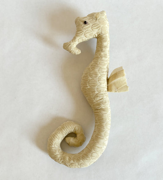 Paper weight Seahorse - Beige / Cream